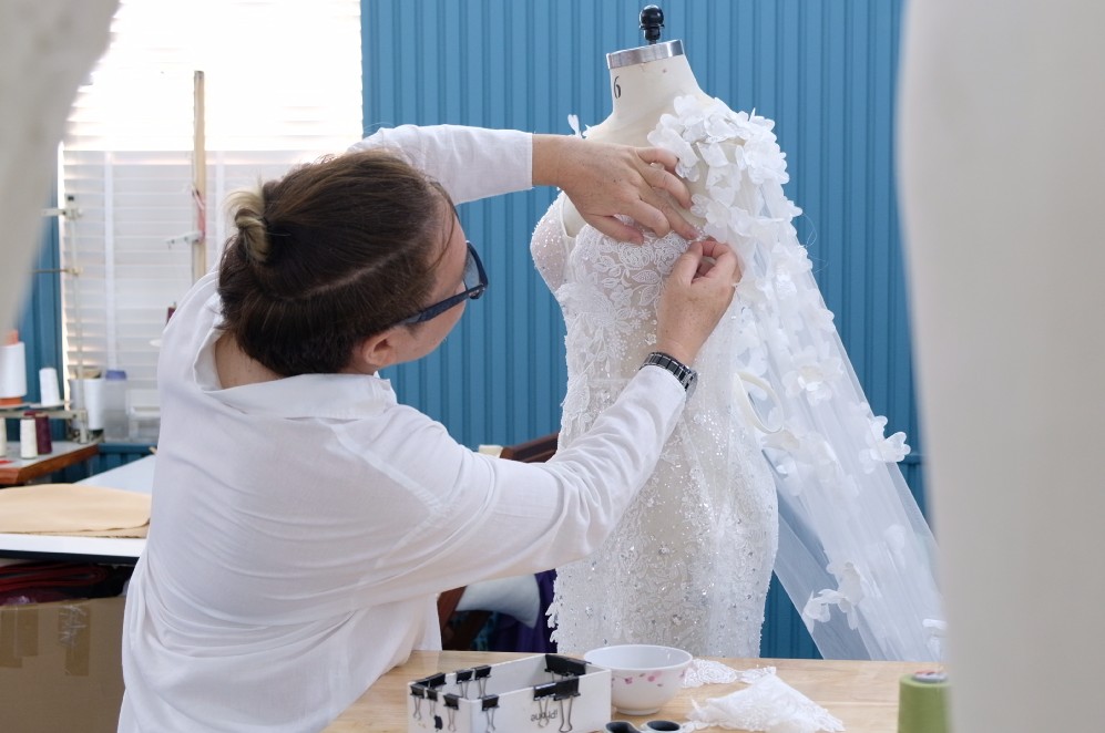 Custom Wedding Dress in Vietnam – Designed for One Bride Only