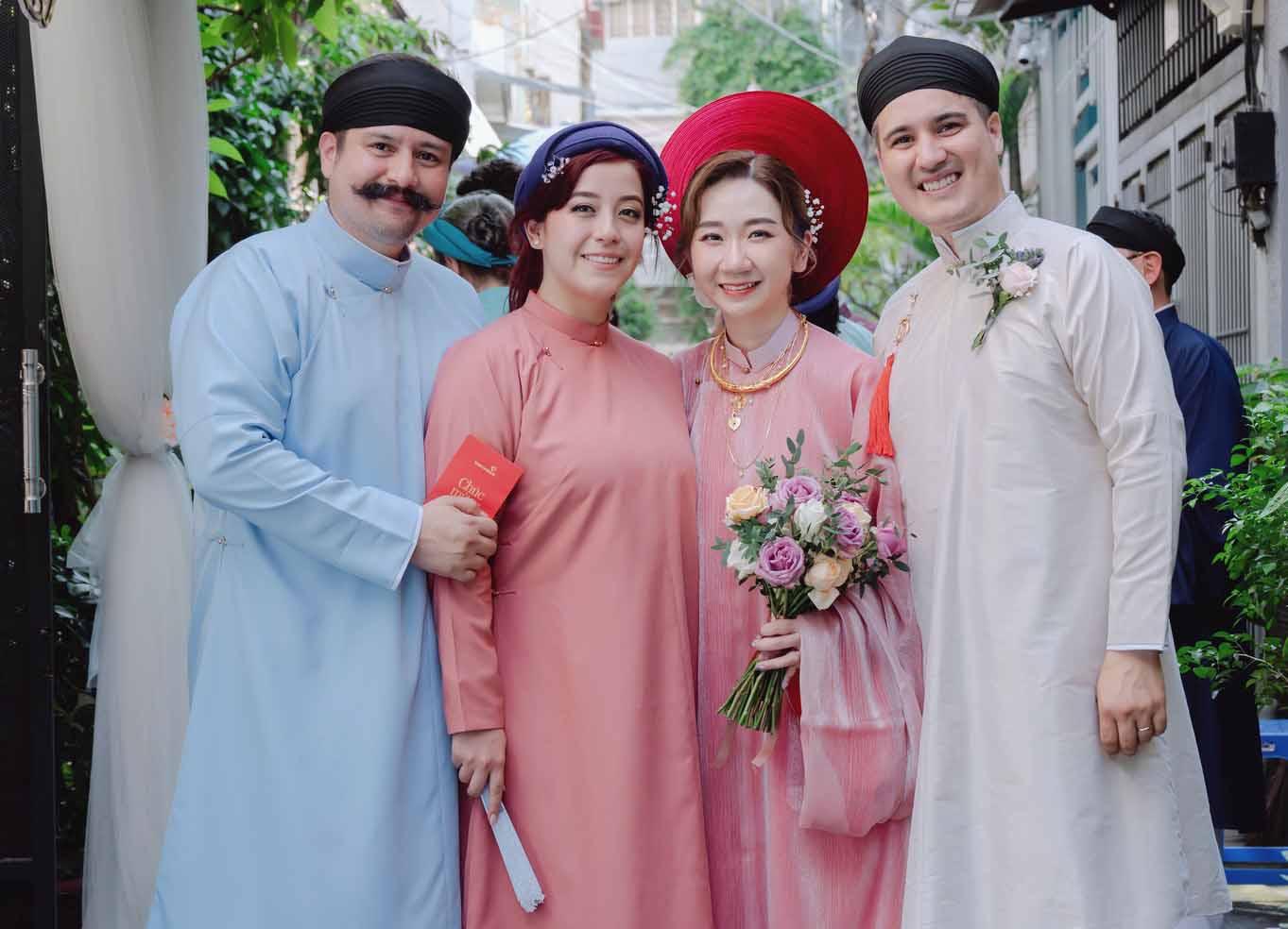 Custom Vietnam Wedding Ao Dai | Tailor Made for Foreign Brides & Grooms