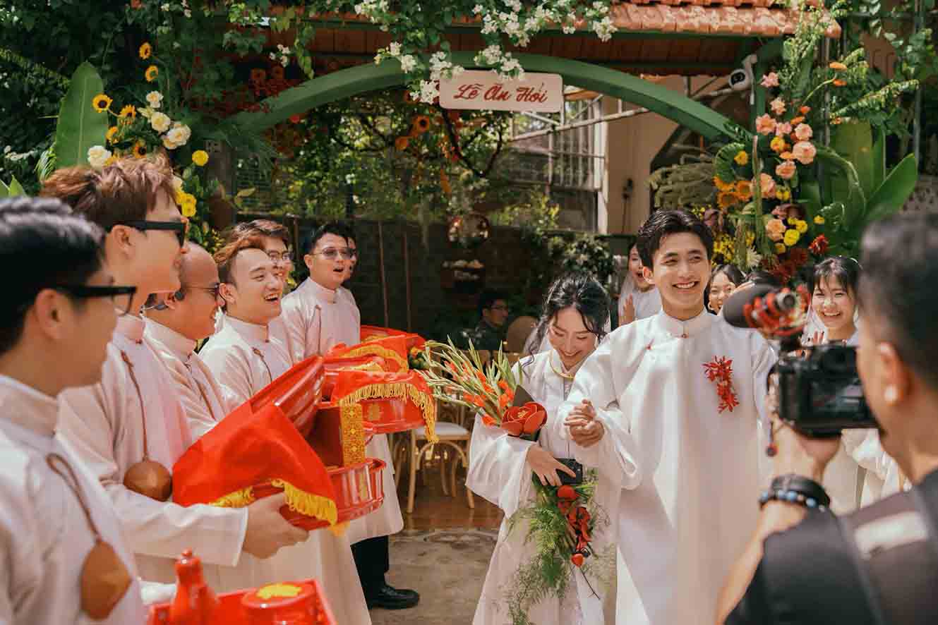 Vietnamese Wedding Dress | Custom Bridal Ao Dai by Asoen Bridal
